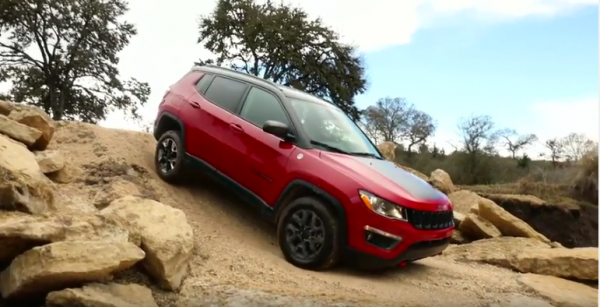 Off-road test drive for the new 2017 Jeep Compass Trailhawk.