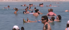 The Dead Sea in Jordan is a very popular tourist destination. (YouTube)