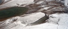 Crack pattern of permafrost in the high Arctic region. (Brocken Inaglory/CC BY-SA 3.0)