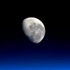 Expedition 47 Flight Engineer Tim Peake of the European Space Agency took this striking photograph of the moon from his vantage point aboard the International Space Station. (ESA/NASA)