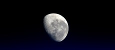 Expedition 47 Flight Engineer Tim Peake of the European Space Agency took this striking photograph of the moon from his vantage point aboard the International Space Station. (ESA/NASA)
