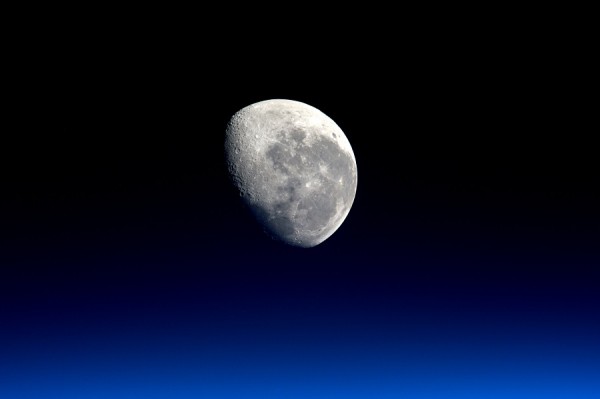 Expedition 47 Flight Engineer Tim Peake of the European Space Agency took this striking photograph of the moon from his vantage point aboard the International Space Station. (ESA/NASA)