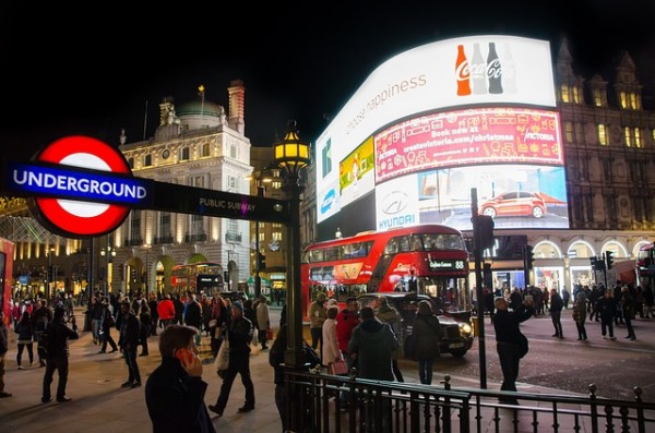 The Piccadilly Circus square in London. (Pixabay)