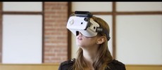 The Occipital Bridge VR headset packs a feature called positional-tracking. (YouTube)