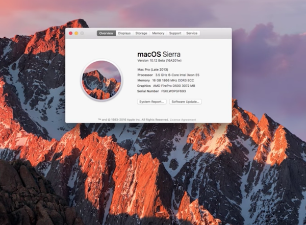Apple has a new update for its macOS Sierra software. (YouTube)