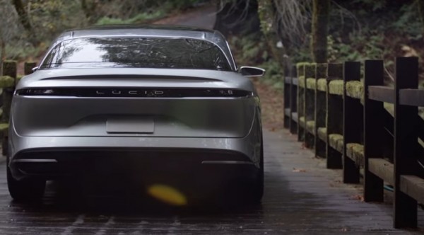 Lucid Motors plan to construct around 10,000 Lucid Air vehicles. (YouTube)