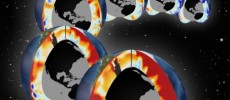 Pacific and Atlantic southern sections showing upper-ocean warming for the past six decades (1955-2011).