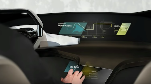BMW unveiled its HoloActive Touch system at the CES. (YouTube)