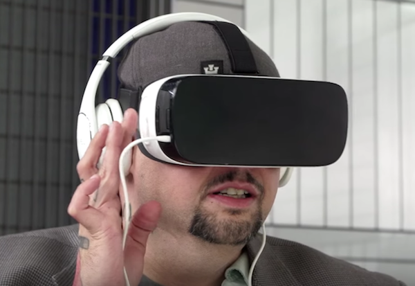 Samsung's mobile virtual reality headset Gear VR now supports the "Parties and Rooms" feature. (YouTube)