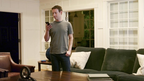 Jarvis lets Mark Zuckerberg control his home--by voice or text--from his iPhone. (Facebook)