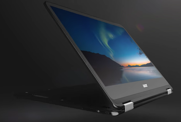 Acer's Spin 7 is the world's thinnest convertible laptop. (YouTube)