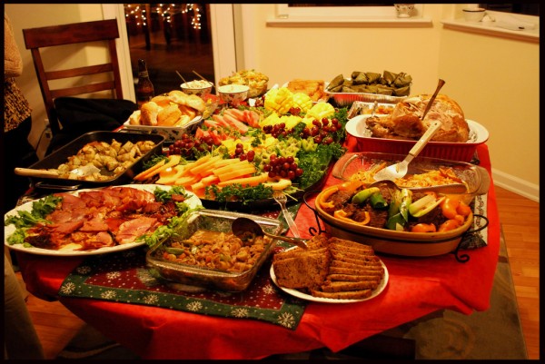Christmas meals contain around 1,500 calories. (Michael Hayes/CC BY-NC-ND 2.0)