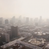 A bird's eye view of Ulaanbaatar, the capital city of Mongolia, covered in smog. (YouTube(