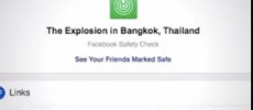 Facebook's safety check feature caused a false alarm in Bangkok. (YouTube)