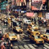 A new study claims that the road congestion caused by taxis in New York could be reduced by carpooling. (Steve Wilson/CC BY 2.0)