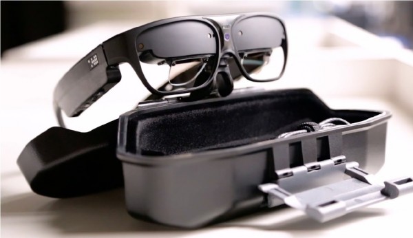 The Osterhout smart sunglasses can run augmented reality programs as well as virtual reality. (YouTube)