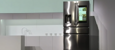 Samsung's smart refrigerator includes voice recognition and the ability to customize user profiles with to-do lists and notes. (YouTube)