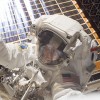 Astronaut Peggy Whitson is pictured during a spacewalk in November 2007. (NASA)