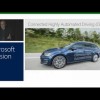 Microsoft plans to install its 'Vehicle Connected Platform' in automated cars in the future. (YouTube)