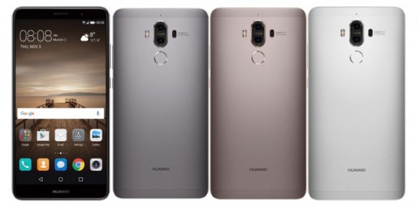 The Huawei Mate 9 is available in in space gray and moonlight silver color. (YouTube)