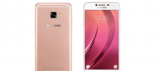 The Samsung C7 Pro will be available in arctic blue, rose pink, and maple leaf gold color. (YouTube)