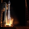 SBIRS GEO Flight 3 takes off from Cape Canaveral Air Force Station, Florida, at 7:42 p.m. EST on Jan. 20. (United Launch Alliance Youtube)