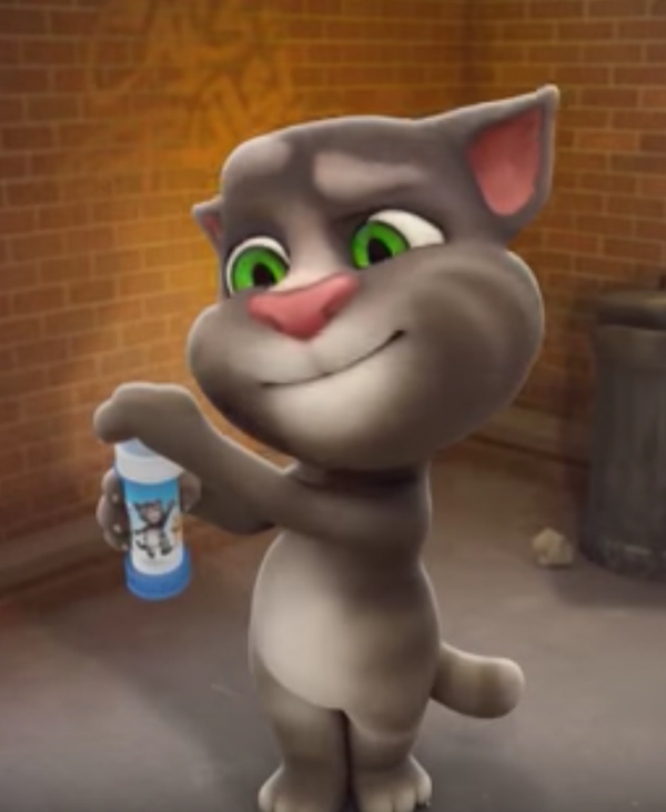 "Talking Tom," which made its debut in the year 2010, became a massive hit as kids and adults alike learned how to play with the funny cat. (YouTube)