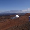 Six scientists have entered an isolation dome inside a Hawaiian volcano to simulate Martian environment and conditions. (University of Hawaii HI-SEAS)