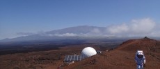 Six scientists have entered an isolation dome inside a Hawaiian volcano to simulate Martian environment and conditions. (University of Hawaii HI-SEAS)