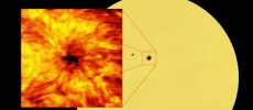 Atacama Large Millimeter/submillimeter Array (ALMA) telescope in Chile took pictures of the millimetre-wavelength light emitted by the Sun’s chromosphere. (YouTube)