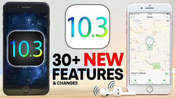 Apple's iOS 10.3 beta would introduce severalnew features including "Find my Airpods" and Theatre mode. (YouTube)