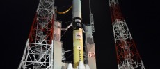 The H-2A rocket on its launch pad at the Tanegashima Space Center, Japan. (JAXA)