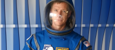 Boeing on Thursday unveiled a new spacesuit exclusively designed for astronauts who will be boarding the CST-100 Starliner Capsule next year.  (YouTube)