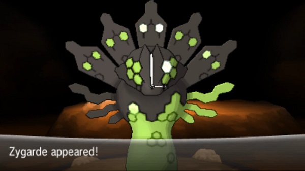 Zygarde can be caught by collecting cells and cores in Pokemon Sun and Moon. (YouTube)