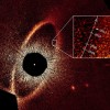 This false-color composite image traces the motion of the planet Fomalhaut b, a world captured by direct imaging. (NASA, ESA, and P. Kalas, University of California, Berkeley and SETI Institute)