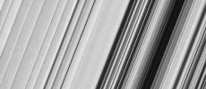 This image shows a region in Saturn's outer B ring.  (NASA/JPL-Caltech/Space Science Institute)