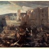 The Black Death plague in Marseille in 1720.