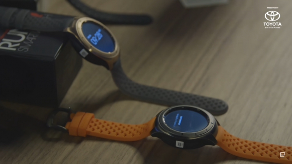The RunIQ is a standalone smartwatch which can be used to track workouts without a smartphone. (YouTube)