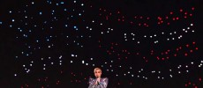 Hundreds of drones featured in Lady Gaga's Super Bowl LI Halftime Performance in Houston on Sunday. (YouTube)