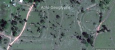 These geoglyphs or earthworks in Acre, Brazil reveal that indigenous people preserved and maintained forests for thousands of years. (James Q. Jacobs/Google Earth)