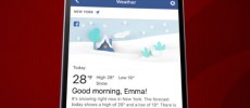 Facebook now has a built-in weather app. (YouTube)