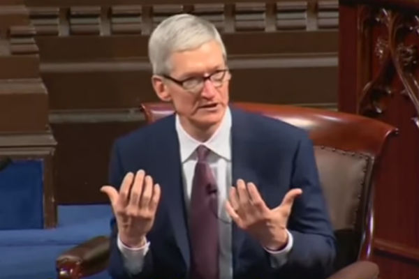 Tim Cook has said that "Apple would not exist without immigration." (YouTube)