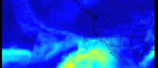 A series of atmospheric rivers that brought drought-relieving rains, heavy snowfall and flooding to California by NASA's Aqua satellite. (NASA/JPL-Caltech)