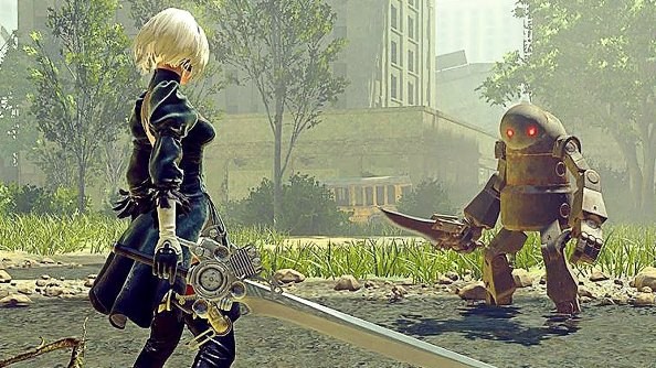 The "Nier: Automata" update 1.01 is reportedly required to progress further in the game. (YouTube)