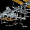 The arrival of the Progress 66 cargo craft, just 24 hours after the capture of the Space X Dragon, makes four spaceships at the International Space Station. (NASA)