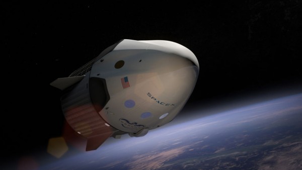  In this mission, one of SpaceX's Dragon 2 capsules will be adjusted with electronics for deep space communications. (SpaceX)