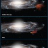 This diagram shows the 100-million-year-long trajectory of the Smith Cloud as it arcs out of the plane of our Milky Way galaxy and then returns like a boomerang