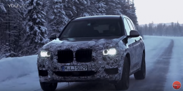 'Spy photos' of the all new BMW X3 were released.  (YouTube)