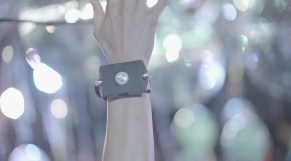This new Sony wristband turns physical motions into music. (Sony)