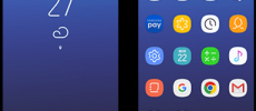 Samsung Galaxy S8 launcher